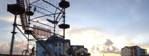 Kitty Hawk Kites Adventure Tower / Waves Village pano